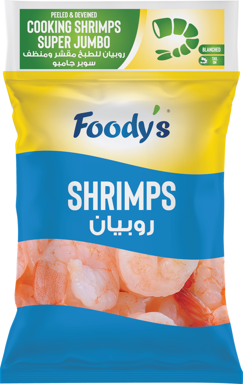 Foodys Frozen Super Jumbo Shrimps